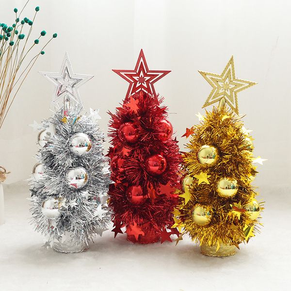 

15cm mini christmas tree ornaments ball outdoor decorations table