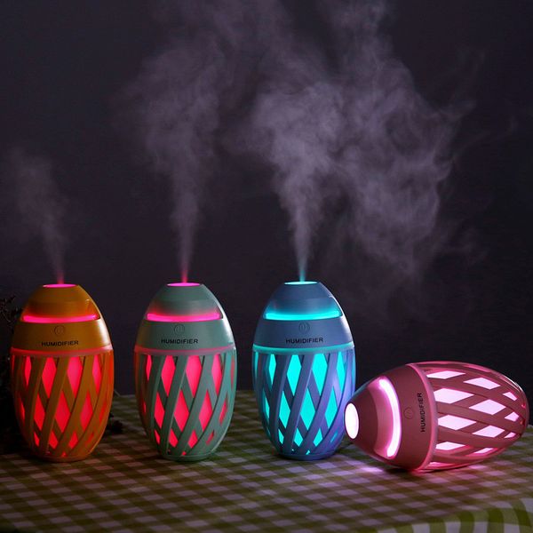 

eloole rugby air humidifier 320ml led light ultrasonic aroma oil essential diffuser mist maker air freshener for home car