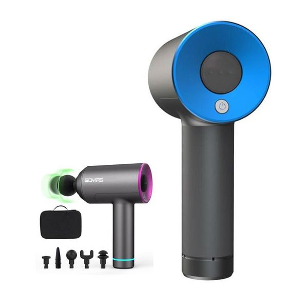 

goyirs muscle massage gun massage relaxation pain relief, 3200mah handheld electric super quiet brushless motor 3 speed m9-pro