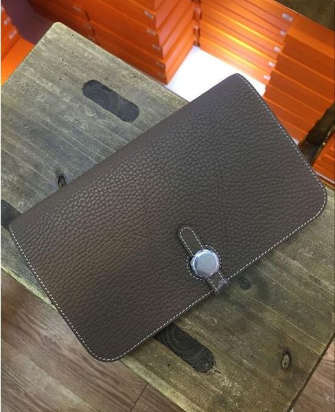 

2018 большой бренд держатели super soft long бумажники карты кошелек аттестат сумки женщин способа hasp коровьей натуральной кожи бумажник д, Red;black