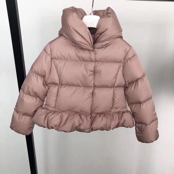 

pre-sale 2019 new winter duck-down high-quality dark blue pink coat jacket for boys girls coat outwear 90-165cm 2-14y, Blue;gray