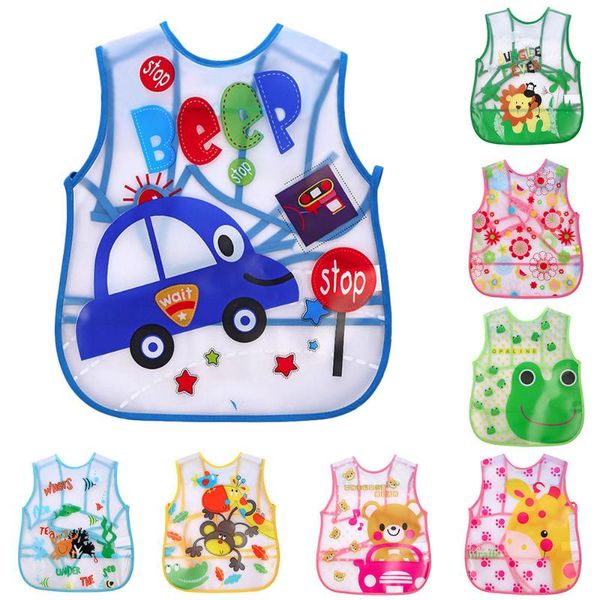 

compact design attractive cute kid infant bibs baby soft cartoon bib waterproof saliva dripping bibs clothes