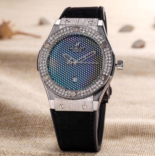 

НОВЫЙ Высокое качество Hublot Известные Топ Часы Мужские Женские Часы Кожаный ремен