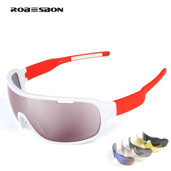 

hd109 5 lens polarized cycling glasses p.o.c cycling sunglasses men sport goggles uv400 bike glasses oculos ciclismo with case