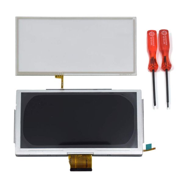 

bhts-replacement lcd display & press screen glass digitizer repair part for wii u gamepad