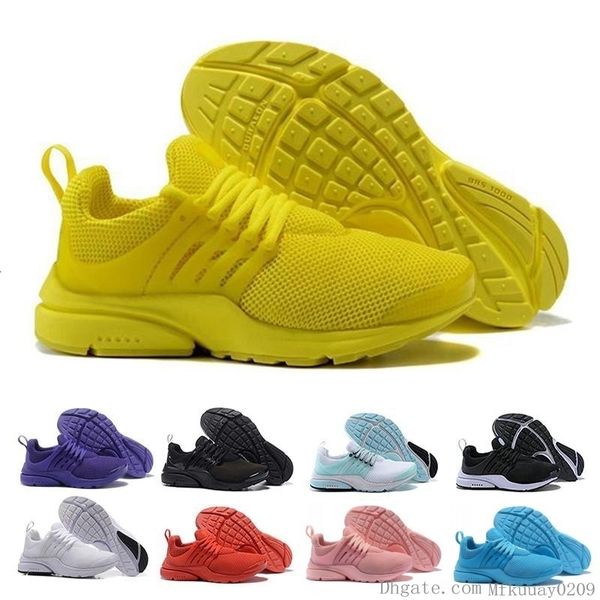 

new presto 5 br qs men womens sneaker tripel black white red running shoes mens trainer sports shoe athletic jogging shoes size 36-45