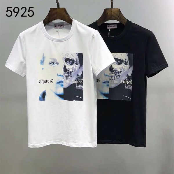 

men's clothing summer new pattern cotton t-shirts printing short sleeve fashion leisure time male2, White;black