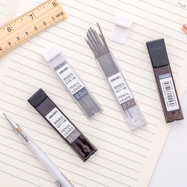 

20 шт. / коробка механический карандаш заправка графитовый свинец hb 0.5 мм 0.7 мм прозрачные автоматические карандаши студент канцелярские, Blue;orange