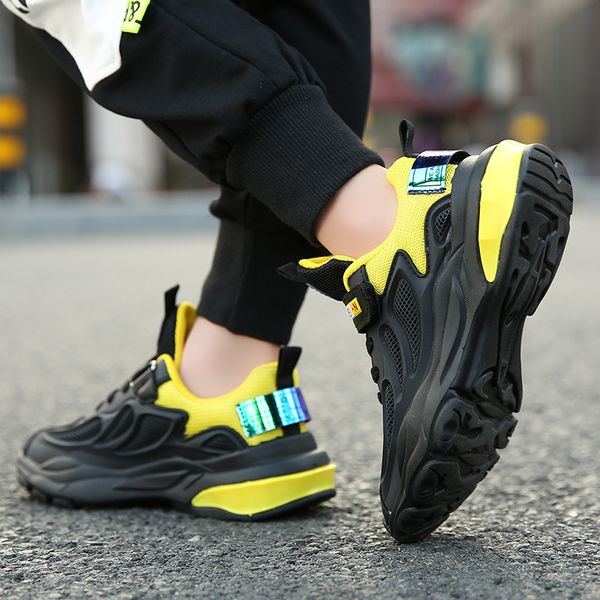 

norbechichi old shoes childrens shoes 2020 new style childrens sneakers children shoes soft bottom boys, Black