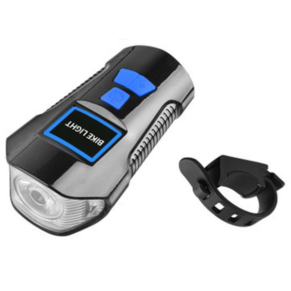 

bicycle headlights multi-function bicycle light usb rechargeable waterproof light and electric bell