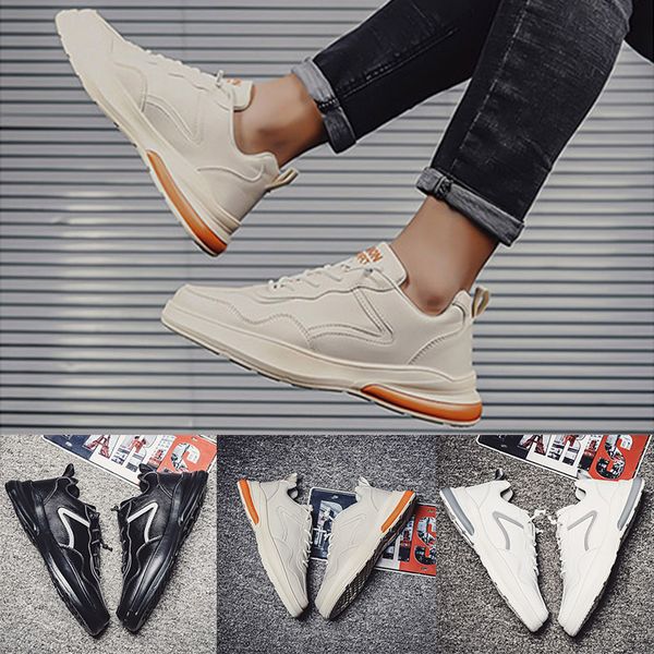 

runner outdoors trainers men women cushion casual shoes triple white black brown comfortable style sport designer sneakers 39-44, White;red