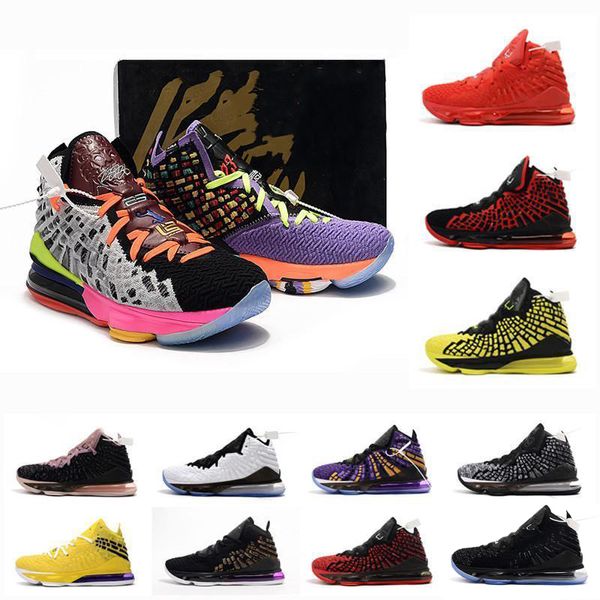 

james 17s xvii fmvp latest lebrons mens basketball shoes equality oreo bred james 17 yellow fluorescent purple mens sports sneakers trainers