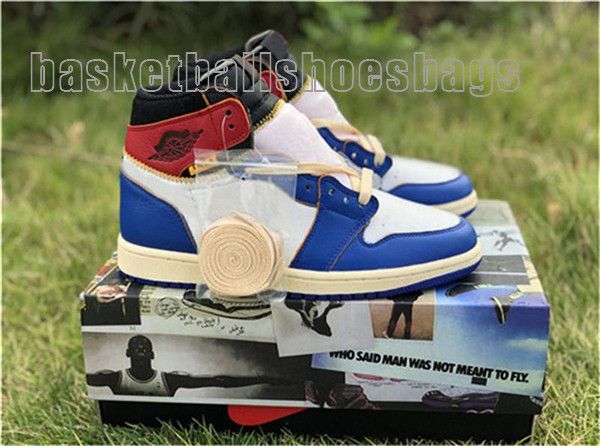 

2019 union x 1 high og nrg la los angeles blue toe varsity red storm 1s basketball shoes man sneakers