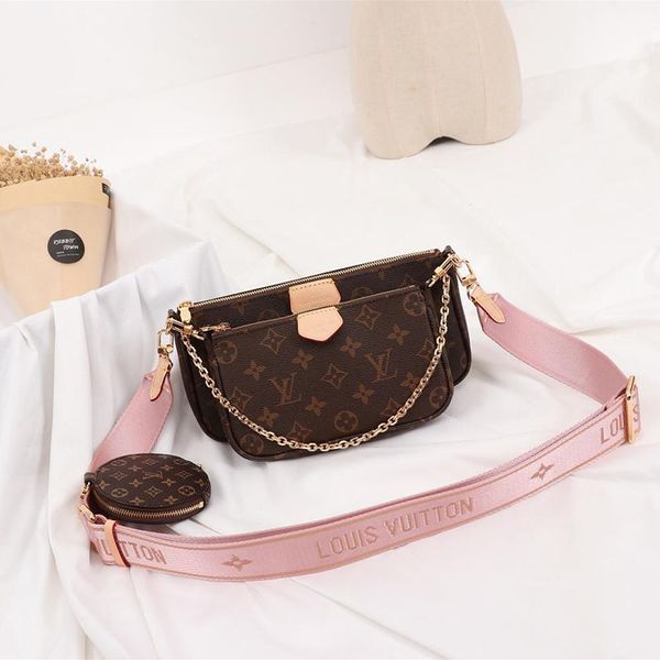 

Cla ic printed cro body bag fa hion three piece et houlder bag vintage de igner hopping bag for women