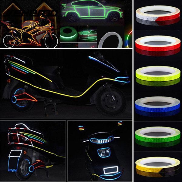

vehemo pvc reflective sticker motorcycle diy stickers car warning decals wireless reflection
