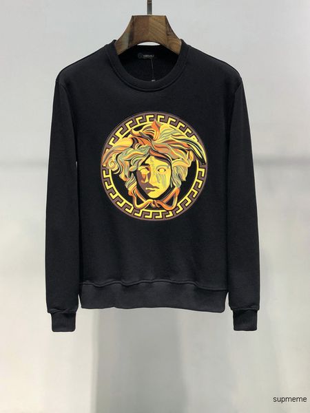 

mens designer new hoodies fsc women fashion vintage sweatshirts plus size o-neck hoodie jumper jogger clothing pullovers psyb, Black