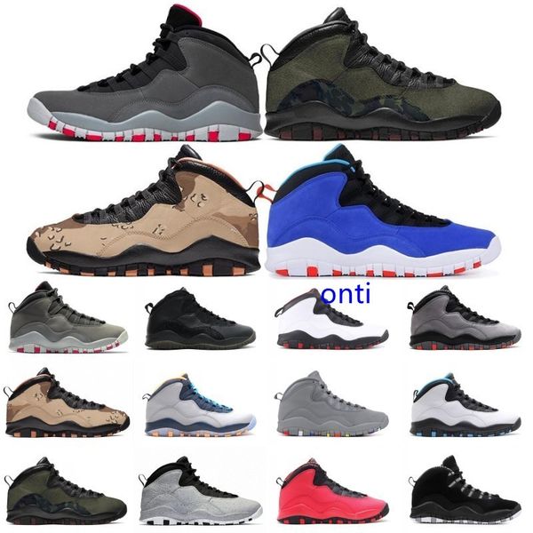 

2020 sale  desert camo westbrook red blue tinker cement men basketball shoes 10s cool grey infrared i'm back steel sneakers, Black