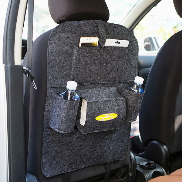 

car automobil creative multi-pockets seat hanging storage bag box back seat organizer box car tidying styling storage bag