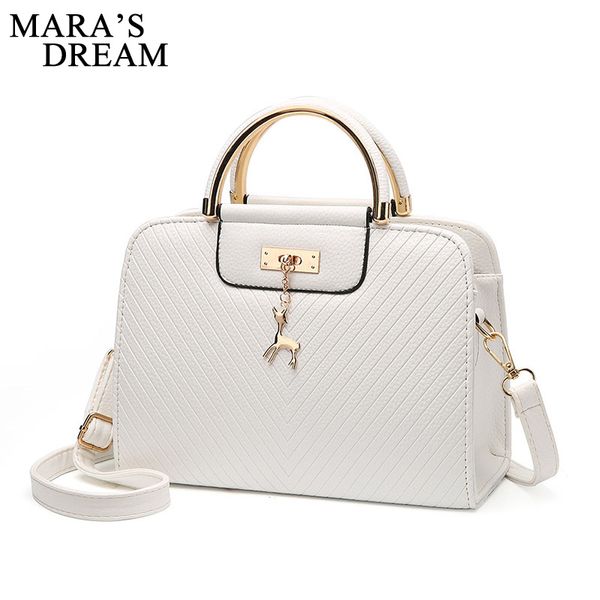 

mara's dream 2019 new solid color female bag twill hoop portable cross section square zipper bag shoulder