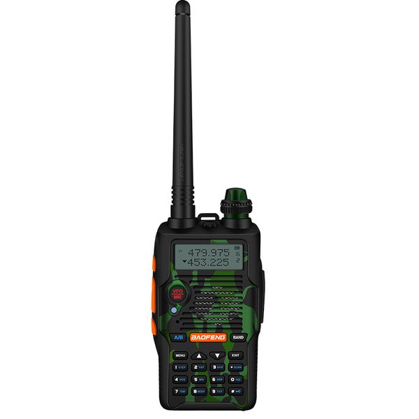 

walkie talkie baofeng uv-5r v professional fm transceiver 136-174/400-520mhz radio 1pcs two way radio camo
