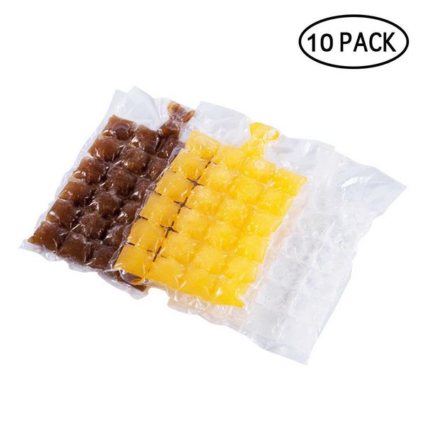 

ice cube bags disposable cold ice pack cooler bag for cocktail food wine ice cube mold trays self-seal ing maker