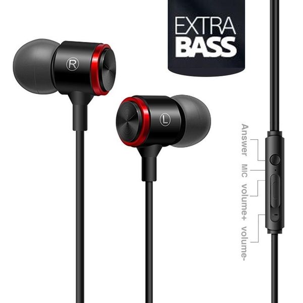 

factoryprice wired metal noise cancelling headphones smart phone earphone music auriculares mp3 player headset bass som with microphone hot