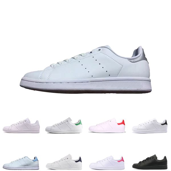 

Men women Original smith casual shoes stan sneakers green black white blue pink silver fashion leather flat shoes size 36-45