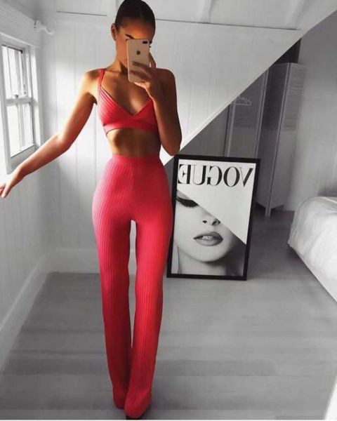

новый летний стиль женщин hl бинт комбинезоны sexy 2 pieces загрузки вырезать женщин в комплект высокого качества, Black;white