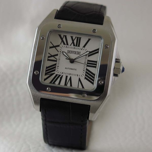 

u brl9 man automatic mechanical bell watches stainless steel date ross watch men bang watches boat wristwatch syd6, Slivery;brown