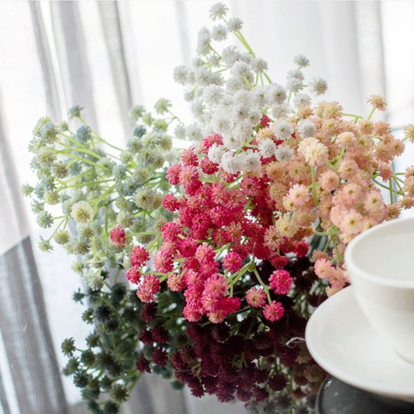 

1pcs 62cm artificial fake flowers gypsophila garland decoration for home table wedding flower plastic valentine's day gift decor