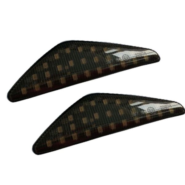 

2pcs black led side marker leaf turn signal light for x3 x5 x6 universal car