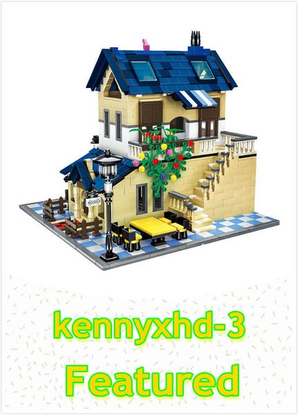 

world style architecture french country house children diy puzzle building block toy