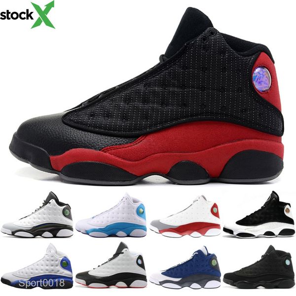 

13 13s men basketball shoes bred flints history of flight altitude xiii sport shoes designer athletics sneakers us 7-13, Black