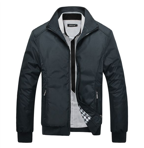 

quality high men's jackets 2018 men new casual jacket coats spring regular slim jacket coat for male wholesale plus size m-5xl, Black;brown