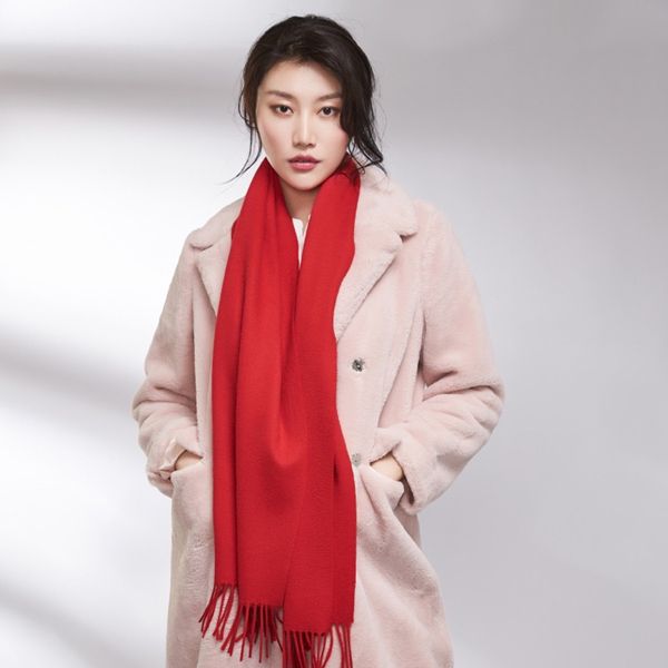 

simple design solid color 30*180cm width 75% wool soft scarves good quality twill warm shawl, Blue;gray