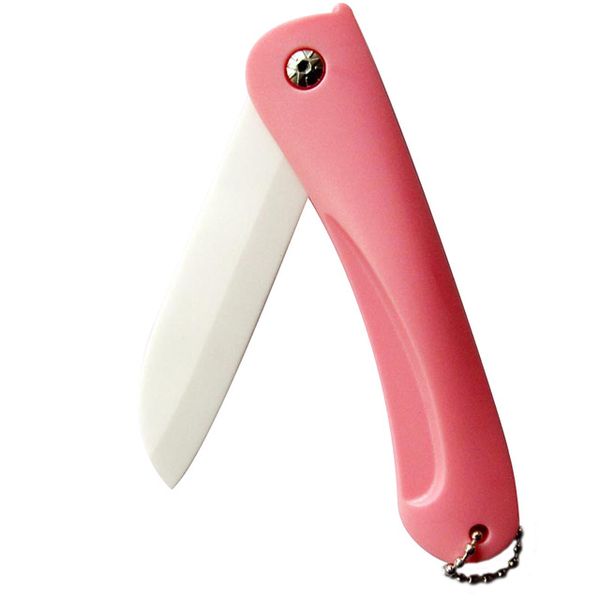 9 цветов Складной керамический нож Подарочный нож Карманный Керамические Складные ножи Кухня Овощной Фрукты резаком с ABS ручкой