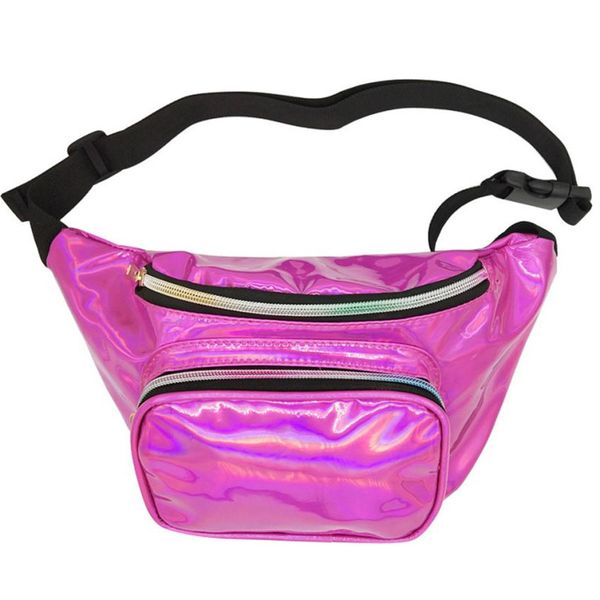 

women new fashion bag mini bag laser waterproof leather messenger shoulder travel crossbody chest bags clutch female flap