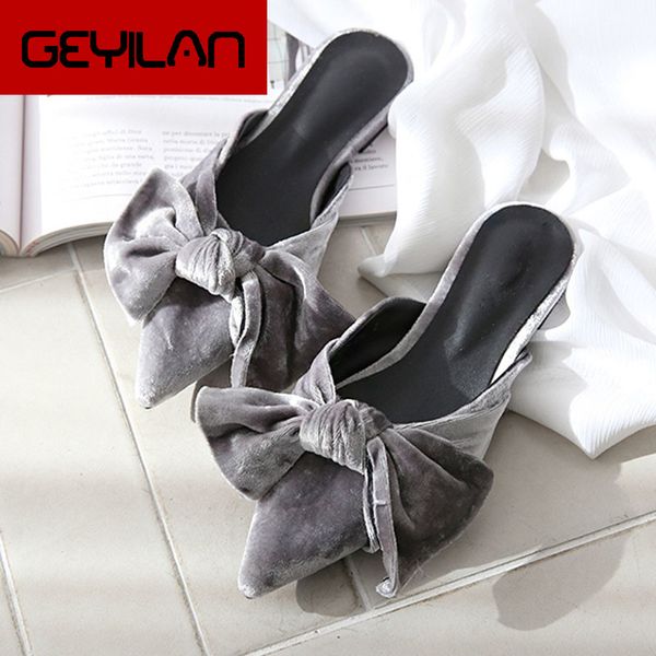 

sandals and slippers women wear muller lazy summer out fashion the flat low-heeled net red baotou half slippers women shoes, Black
