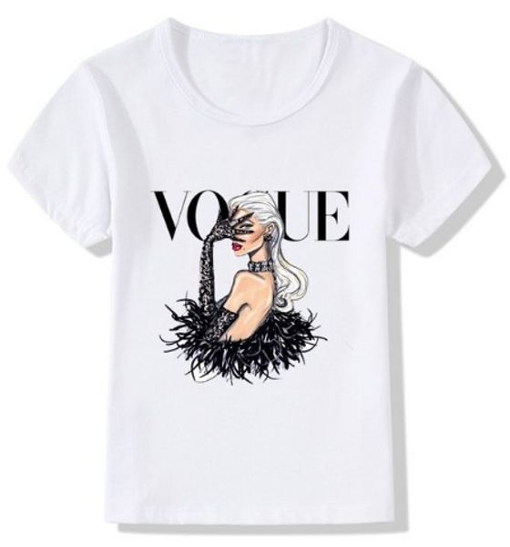 

summer new kids children boys girls cotton short sleeve cute soft cartoon print clothes kids baby t-shirt, Blue