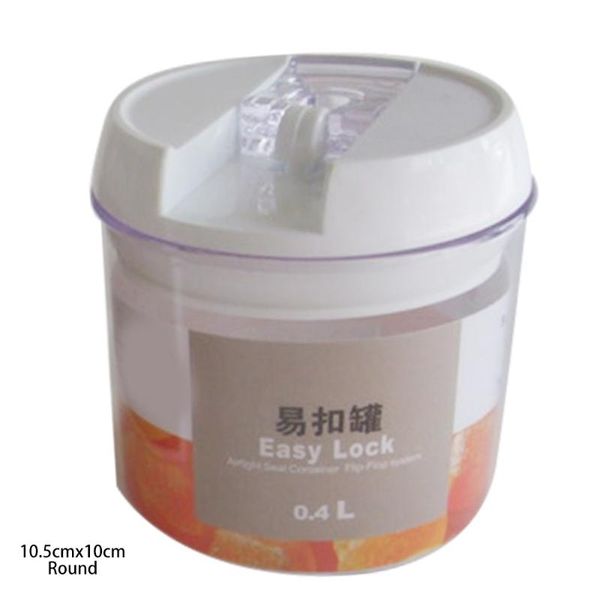 

plastic seal airtight storage box jar kitchen grain container ti99