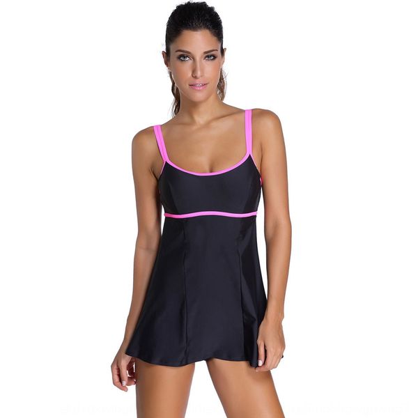 

diramon holiday bikini shoulder large skirt bikini swimsuit strap enlarged size skirt one-piece swimsuit 41921, White;black