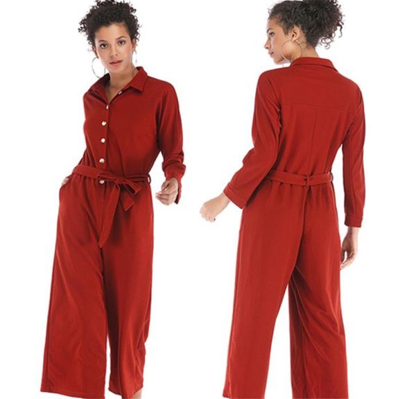 

designer womens rompers fashion solid color chiffon jumpsuits womens casual loose capris pants, Black;white