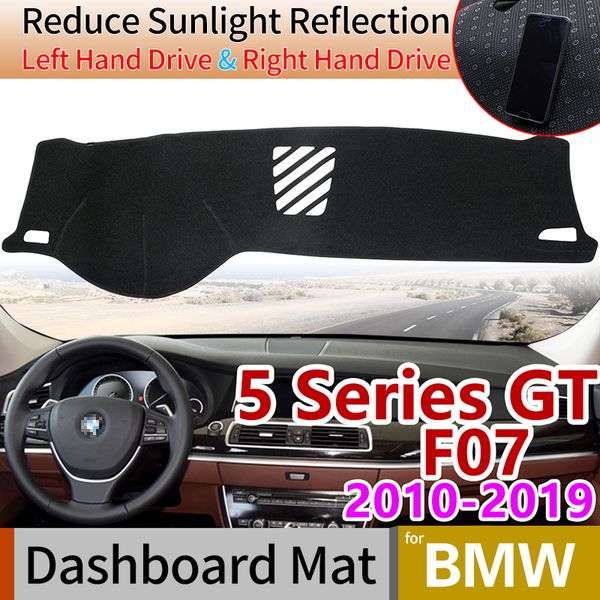 

for 5 series gt f07 2010~2019 anti-slip anti-uv mat dashboard cover pad dashmat protect carpet accessories 528i 535i 550i