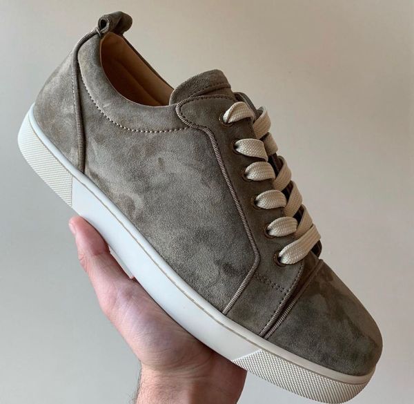 

2020 brand red bottom junior sneakers for women,men casual low fashion leisure walking party wedding perfect gift,box, Black
