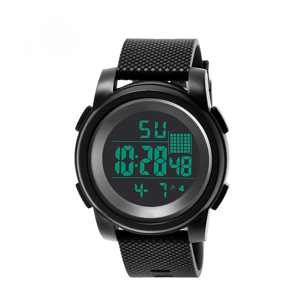

30m waterproof digital men's sports counter watches fashion casual electronics wristwatches c426, Slivery;brown