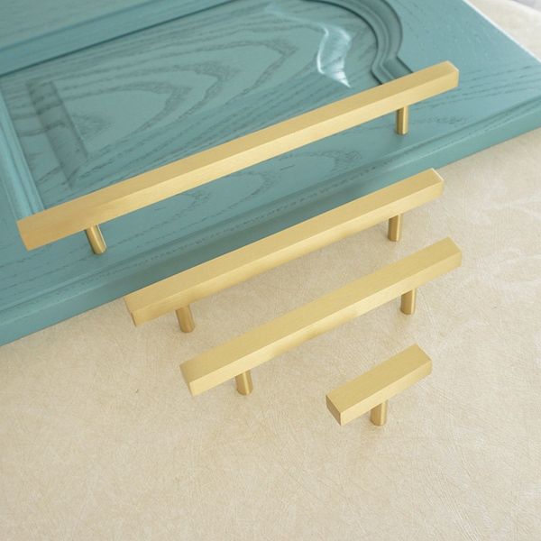 

modern solid brass cabinet handles tbar kitchen drawer dresser cupboard bathroom door knobs pulls furniture handles hardware