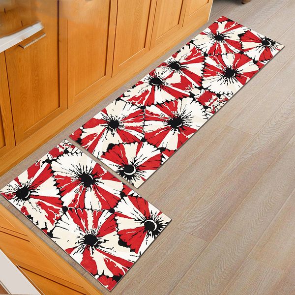 

long kitchen mat anti-slip living room carpet batnroom rug absorbent hallway carpet washable indoor rug foot mat