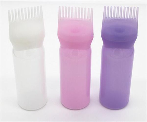 

health beauty empty hair dye bottle with applicator brush dispensing salon hair coloring dyeing bottles hairdressing styling tool 120ml