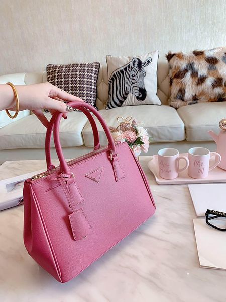

paa designer handbags saffiano women fashion totes double zipper designer bags pada purses bag