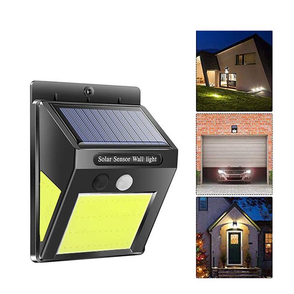 

60led cob солнечный свет человеческого тела индукционные солнечный свет стены сада украшение сада light